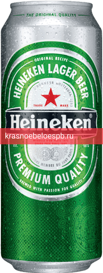 Светлое пиво Heineken 0.5 л в банке