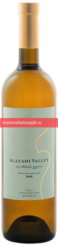 Вино Alazani Valley Shumi белое полусладкое 0.75 л
