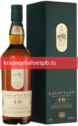Виски Lagavulin, 16 летней выдержки 0.7 л