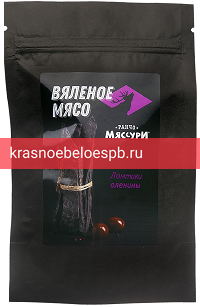 Вяленое мясо Ранчо Мяссури ломтики оленины