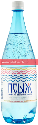 минеральная природная лечебно-столовая Псыж газированная 1 л