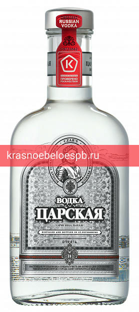 Водка Водка Царская Оригинальная 0.375 л