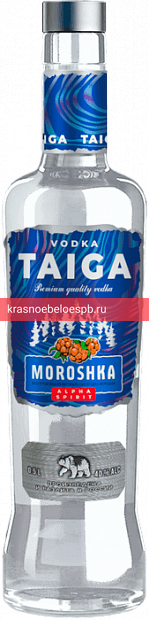 Водка Тайга Морошка 0.5 л