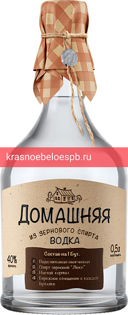 Водка Питейный дом Домашняя 0.5 л