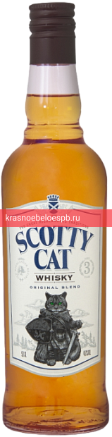 Виски Scotty Cat, 3 летней выдержки 0.5 л
