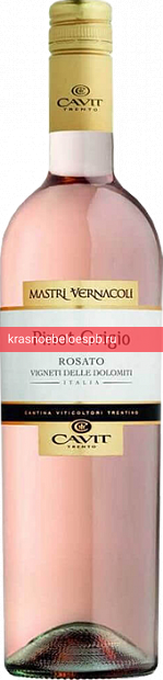 Вино Mastri Vernacoli Pinot Grigio Rosato 0.75 л