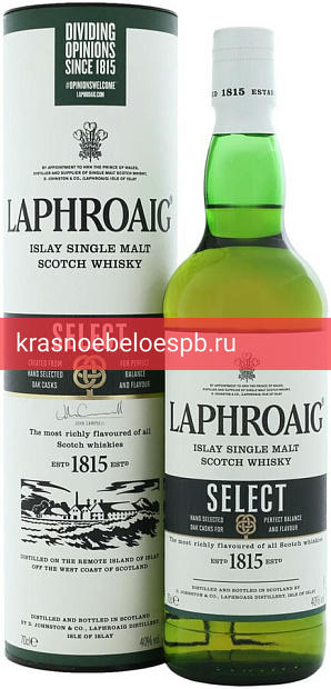 Виски Laphroaig Select Cask tube 0.7 л
