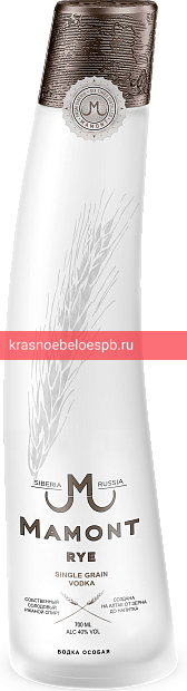 Водка Mamont Rye 0.7 л