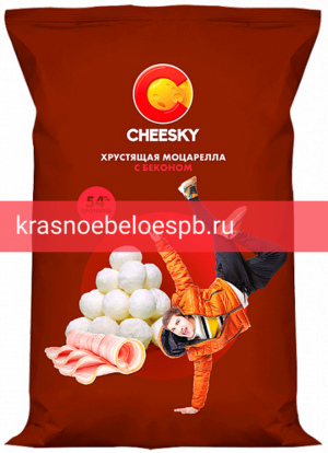 Хрустящая моцарелла Cheesky с беконом