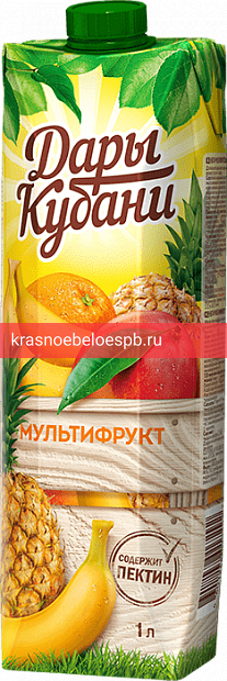 Нектар мультифрукт Дары Кубани 1 л