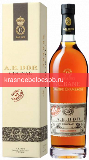 Коньяк A.E. Dor Albane Grande Champagne, в подарочной упаковке 0.7 л