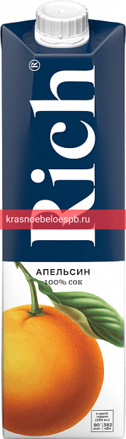 Сок Rich апельсин 1 л