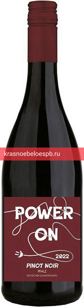 Вино Power On Pinot Noir 0.75 л