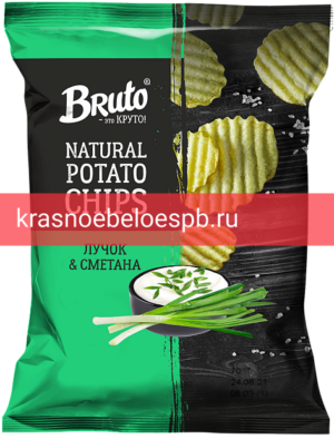 Чипсы Bruto NPC Лучок и сметана