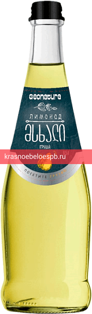 Лимонад GEO Natura Груша 0.5 л