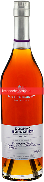Коньяк A. de Fussigny Borderies VSOP в подарочной упаковке 0.7 л