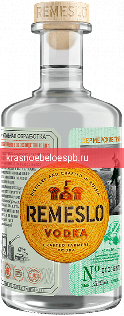 Водка Remeslo Crafted Farmers 0.5 л